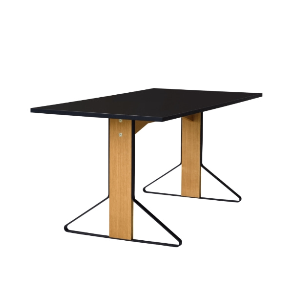 [8월 중순 입고] 아르텍 카아리 테이블 (160cm) - 블랙/오크